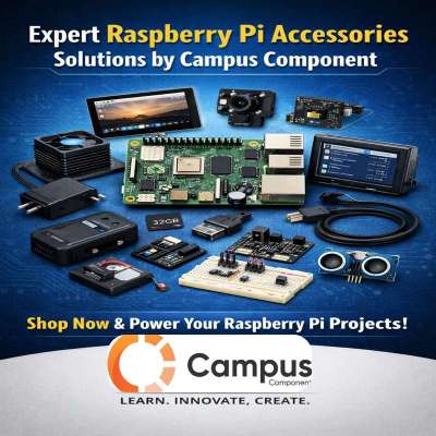 High-Quality Raspberry Pi Accessories for Tech Enthusiasts | Campus Component Profile Picture