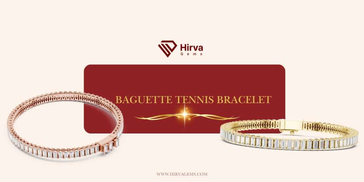 Baguette Tennis Bracelet—Timeless Sparkle by Hirvagems