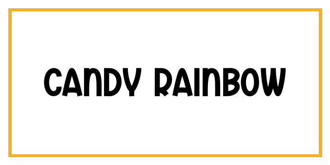 Candy Rainbow Font | Free Font Download | Download Thousands of Fonts for Free