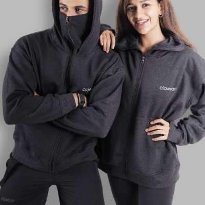 K2 Double Hooded Jacket - Grey Profile Picture