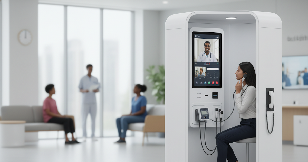 Telehealth Kiosk: Bridging the Healthcare Gap in Rural and Urban Communities