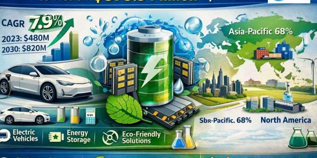 Global Lithium Battery Negative Electrode Water-Based Binder Market to Reach USD875.9 Million by 2032 as EV and Energy S