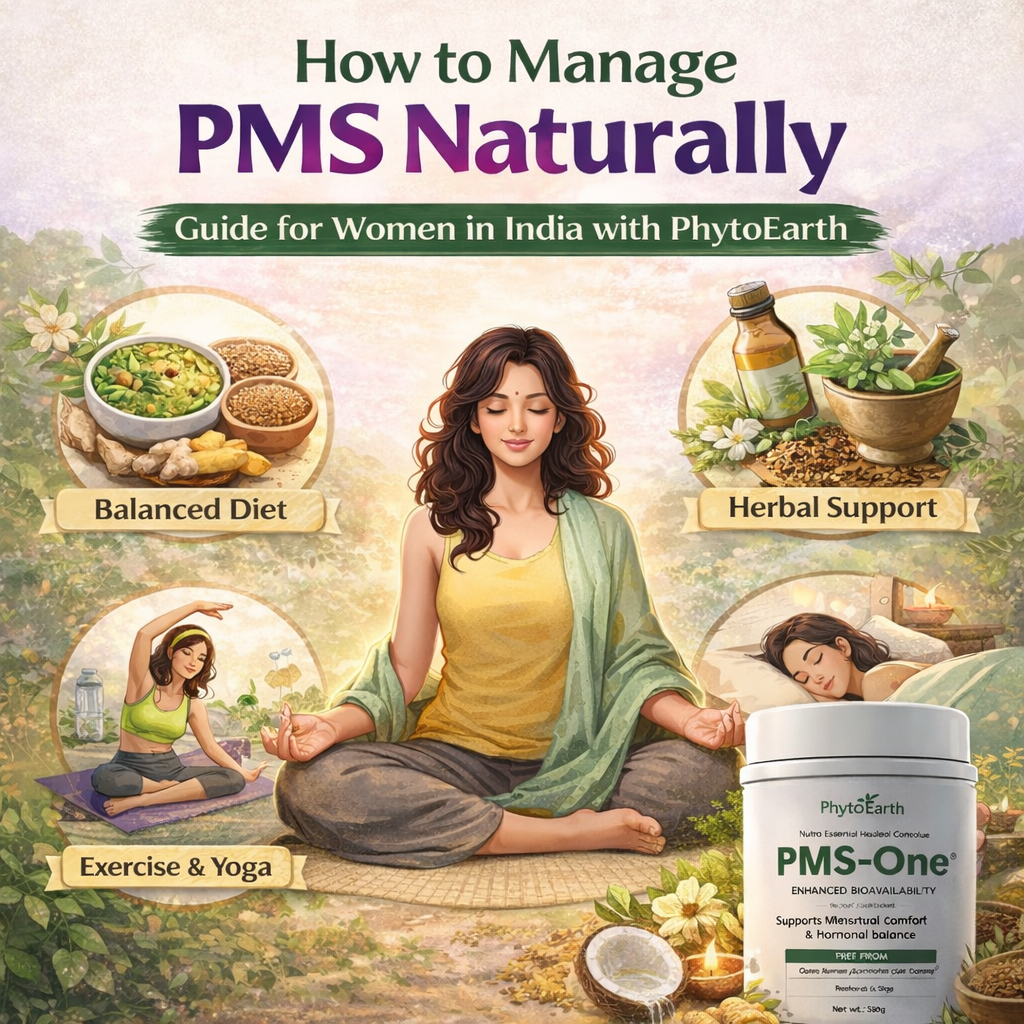 How to Manage PMS Naturally for Women in India | PhytoEarth