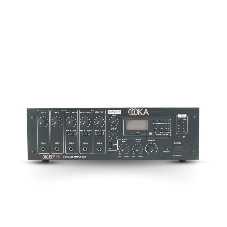 PA Music System | Ooka AUDIO BIG BOY 160W Amplifier - Powerful