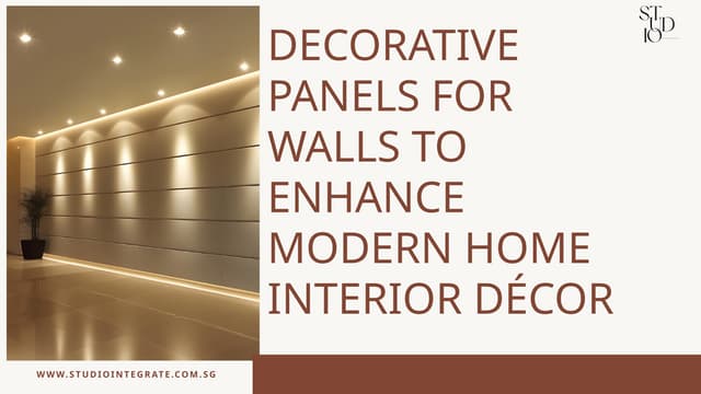 Decorative Panels for Walls to Enhance Modern Home Interior Décor.pptx