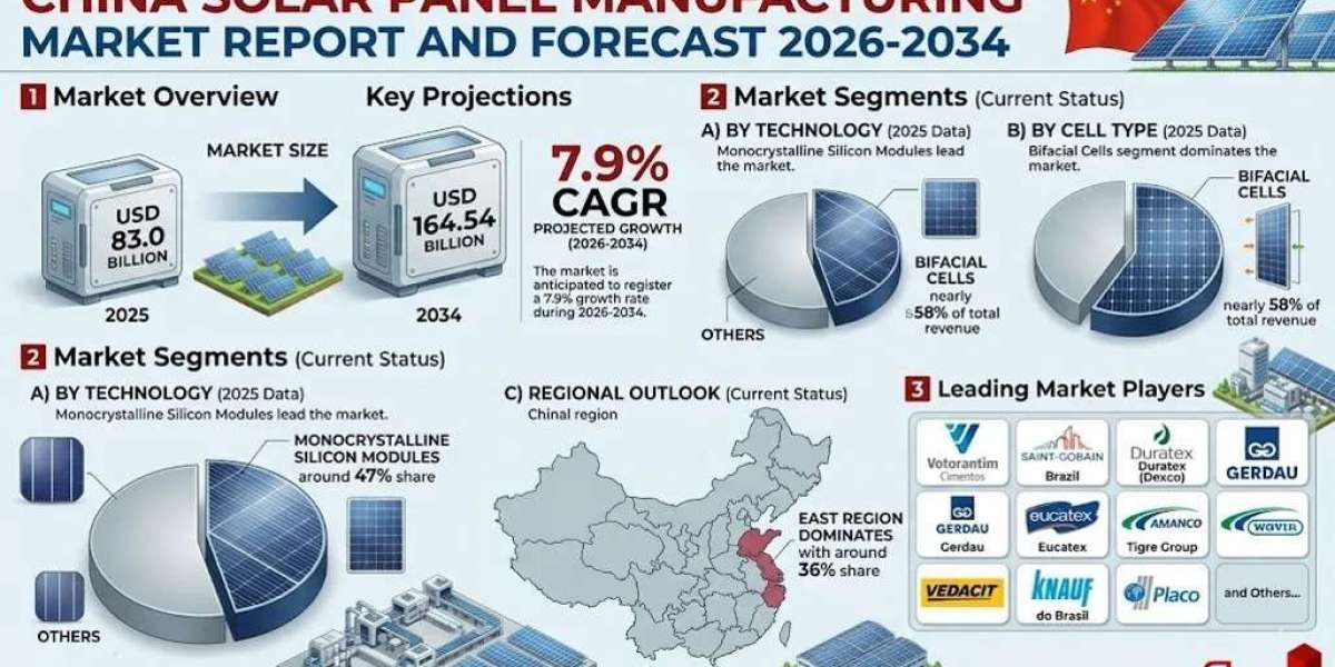 China Solar Panel Manufacturing Market Set for 7.9% CAGR Growth Through 2034