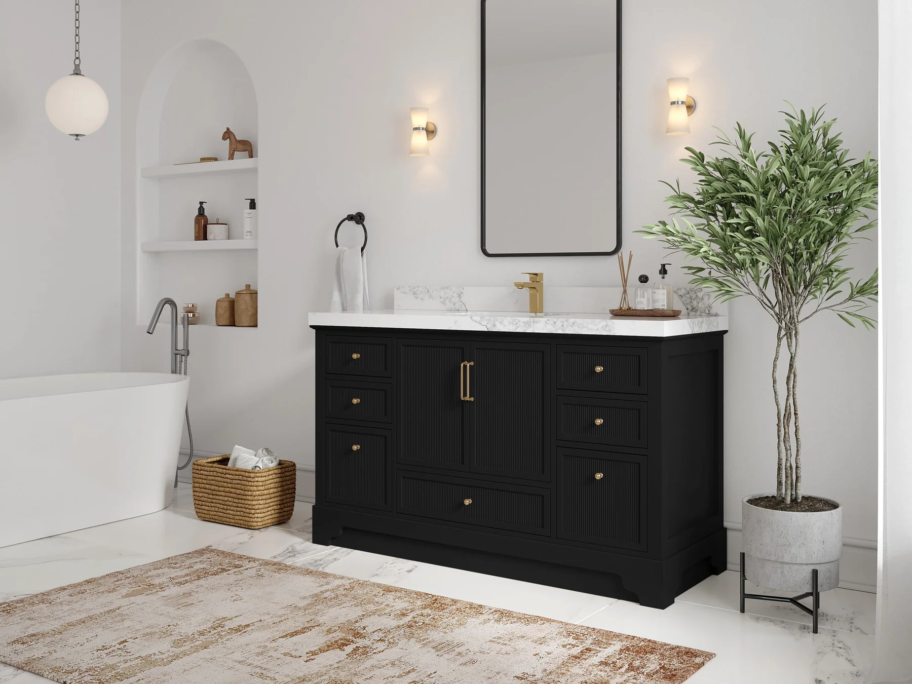 Why a Large Single Sink Vanity is the Smarter Master Bath Choice