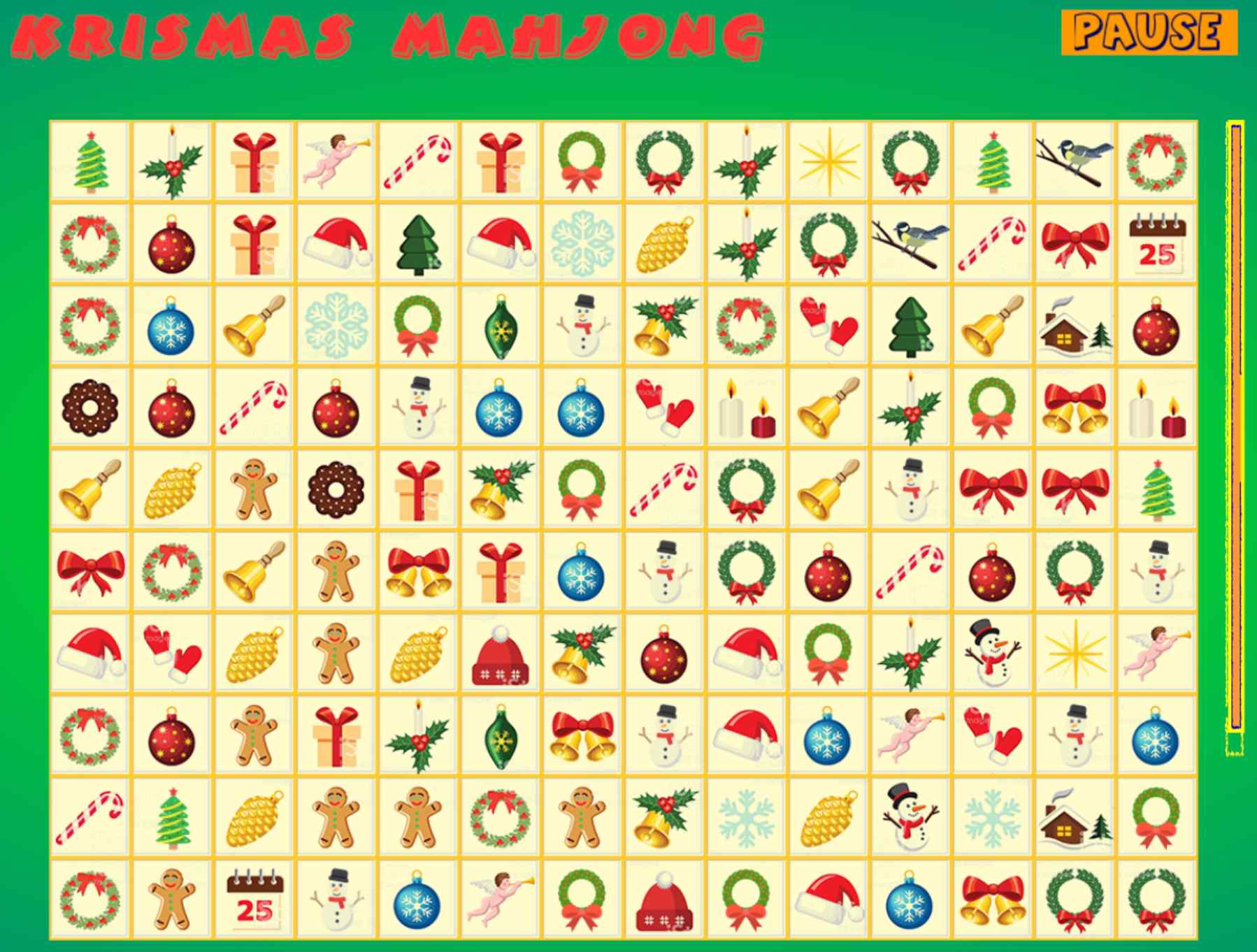 Krismas Mahjong kostenlos online spielen festliche mahjong action