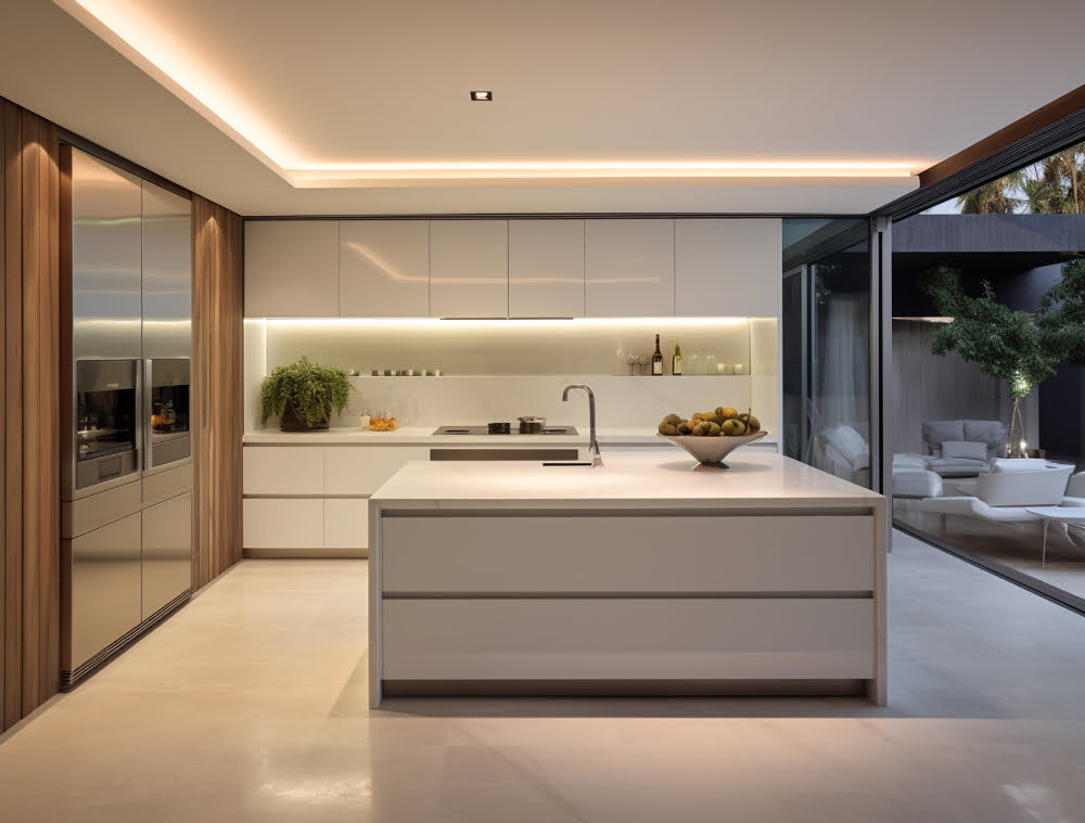 LCD Panel Design & TV Panel Design at Almac Modular Kitchen