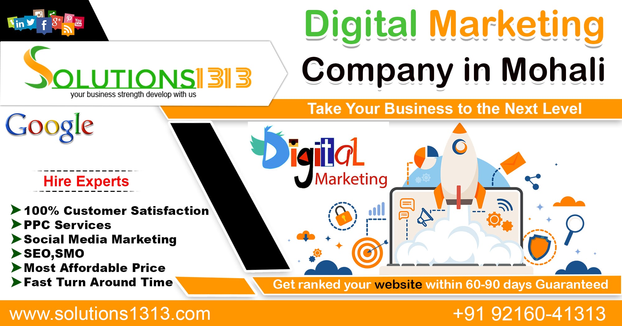 Digital Marketing Company in Mohali - SEO, PPC and social media