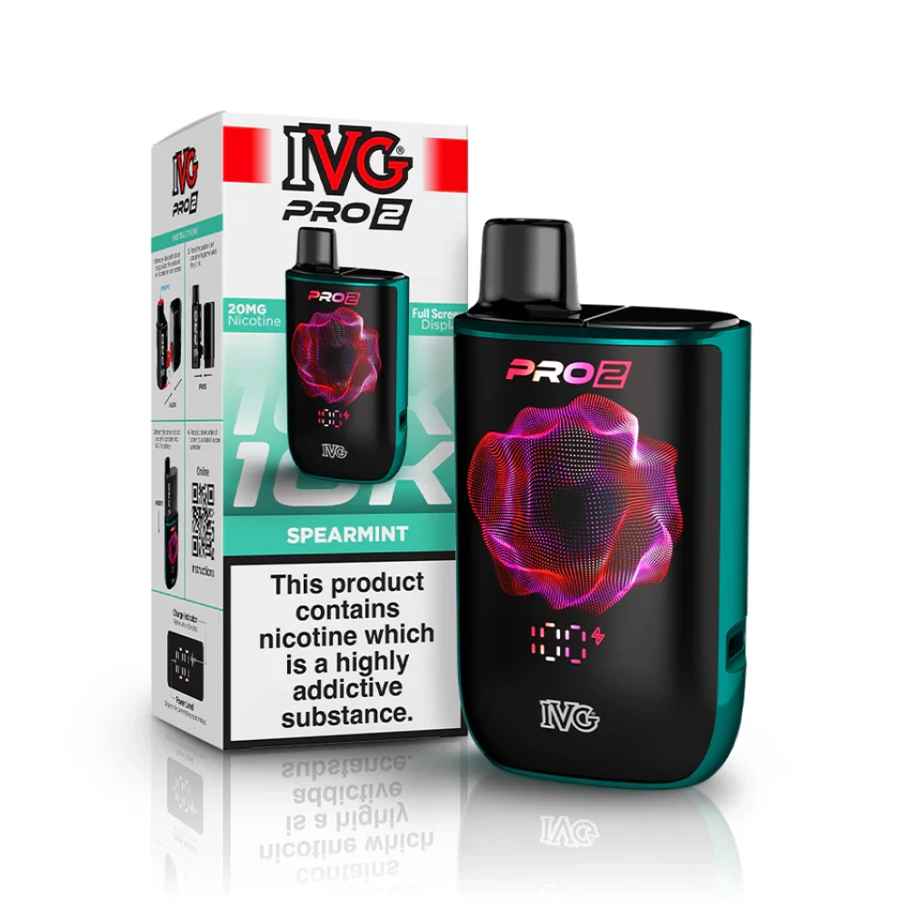 IVG Pro 2 Prefilled Pod Vape Kit | 10,000 Puffs | Mesh Coil