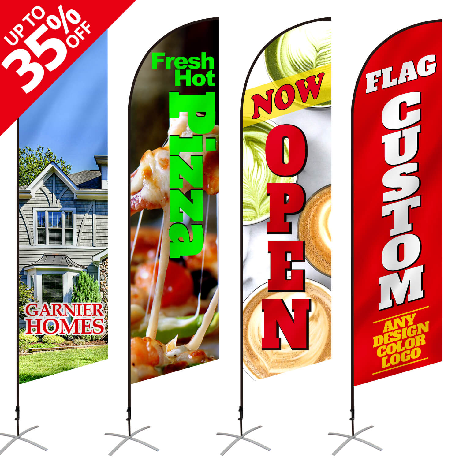 Custom Feather Flags & Banners at Sale - Anley