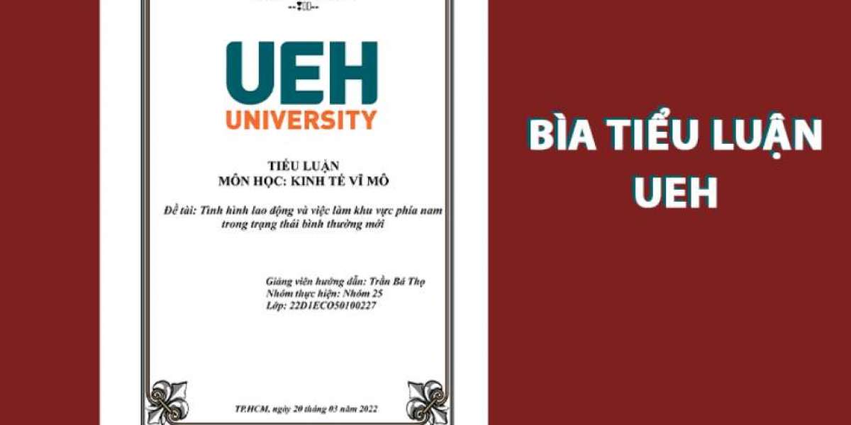 Bìa Tiểu Luận UEH Đúng Chuẩn – Không Lo Bị Trừ Điểm