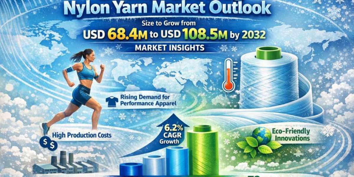 Global Cooling Nylon Yarn Market Size to Grow from USD 68.4M to USD 108.5M by 2032