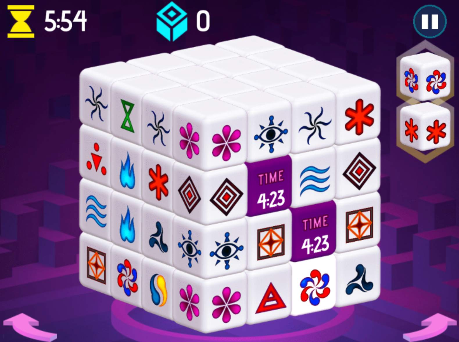 Mahjong Dark Dimensions Triple Time – Kostenlos Online Spielen