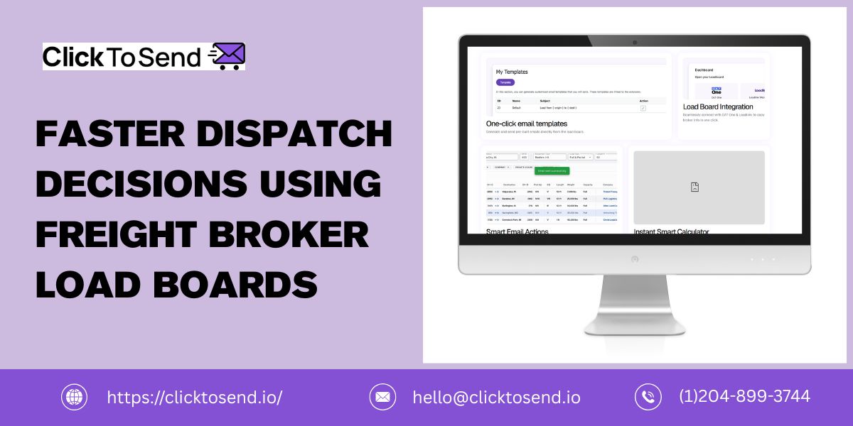 Faster Dispatch Decisions Using Freight Broker Load Boards – Site Title