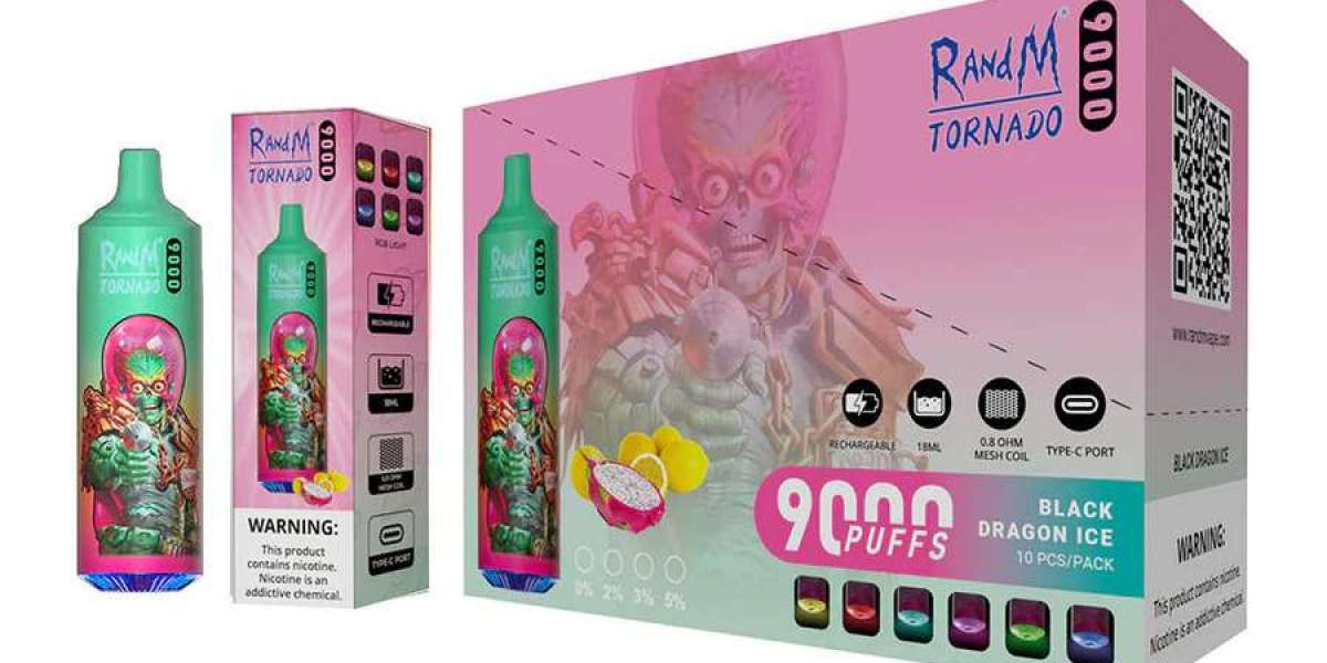 RandM Tornado 9000 Wegwerp Vape: de perfecte combinatie van krachtige prestaties en rijke smaken voor elke vaper