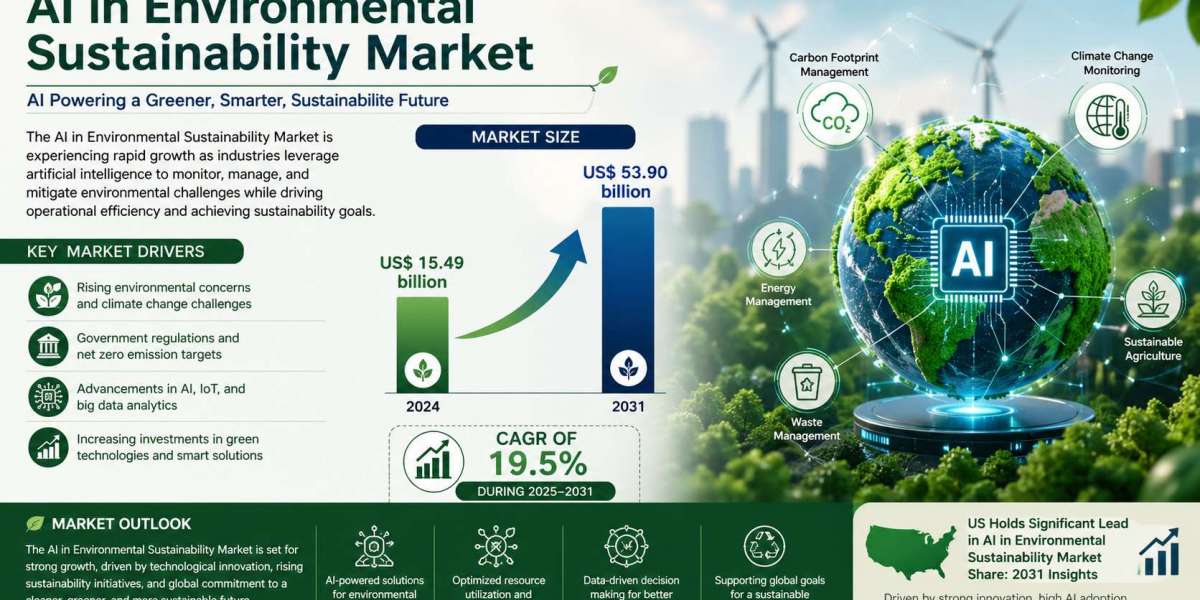 AI in Environmental Sustainability Market to Reach US$ 53.90 Billion by 2031 with 19.5% CAGR Growth Outlook