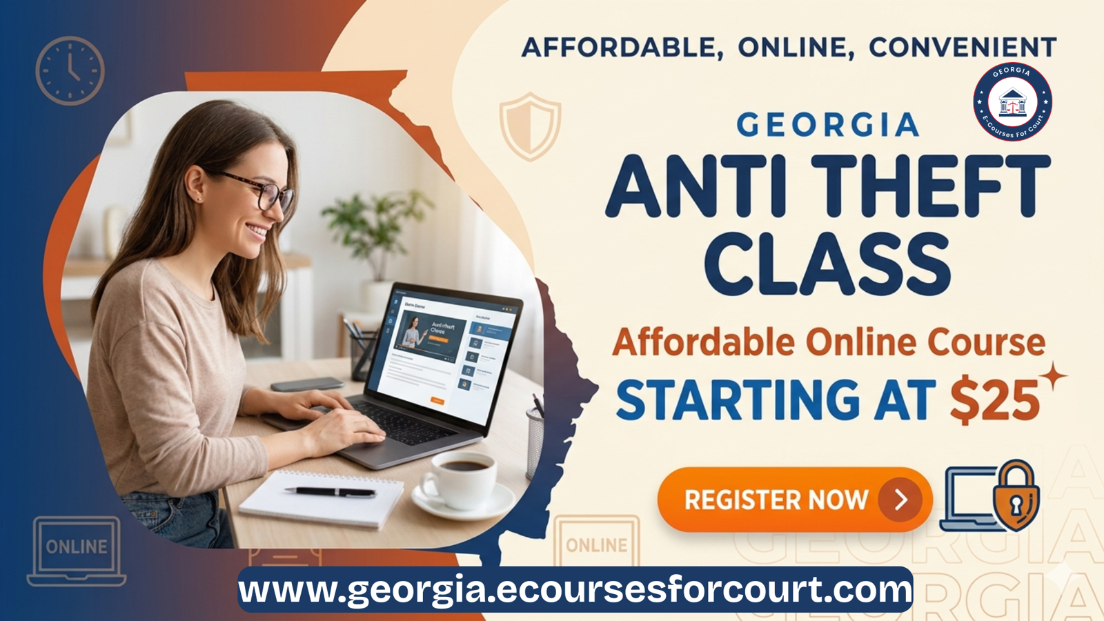 Anti Theft Class Georgia – Affordable Online Course Starting at $25