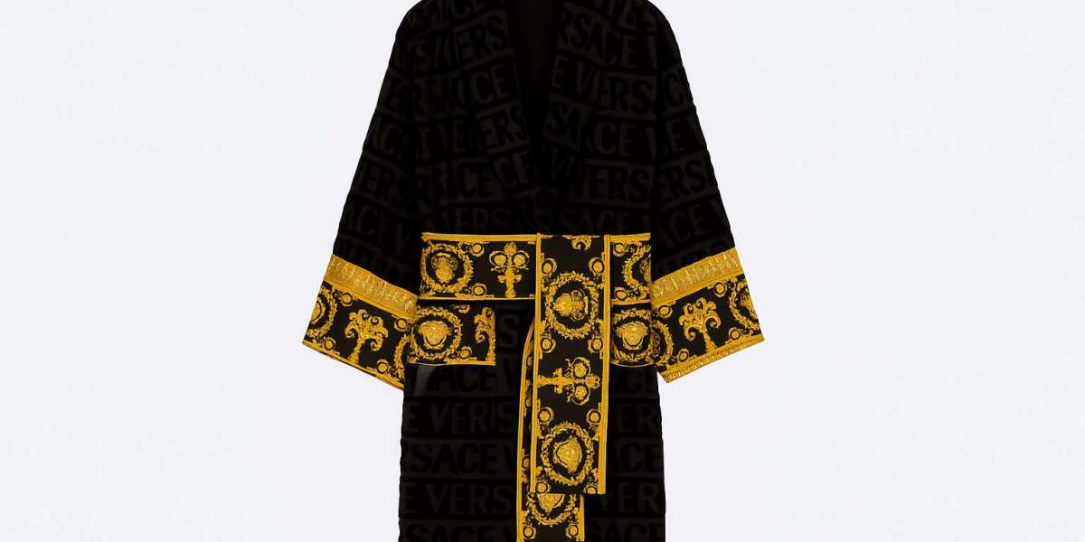 Luxury Versace Robe Inspired Elegant Loungewear Style: