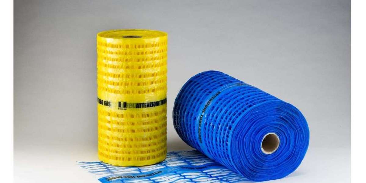 High-Visibility Underground Warning Mesh for Utility Protection