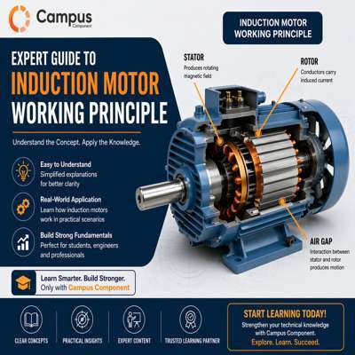 Expert Induction Motor Working Principle Guide by Campus Component Profile Picture
