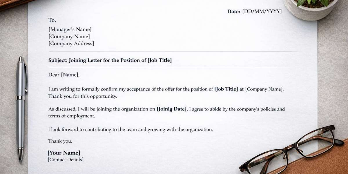 Joining Letter Format: Simple Guide with Examples and Writing Tips