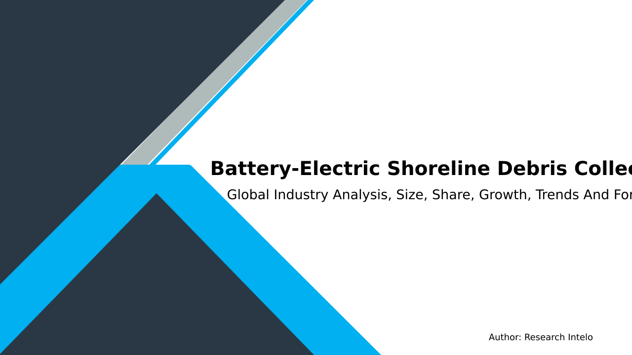 Battery-Electric Shoreline Debris Collector Market Research Report 2033