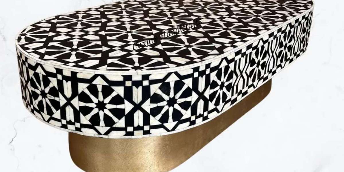 Bone Inlay Coffee Tables: A Blend of Art and Function