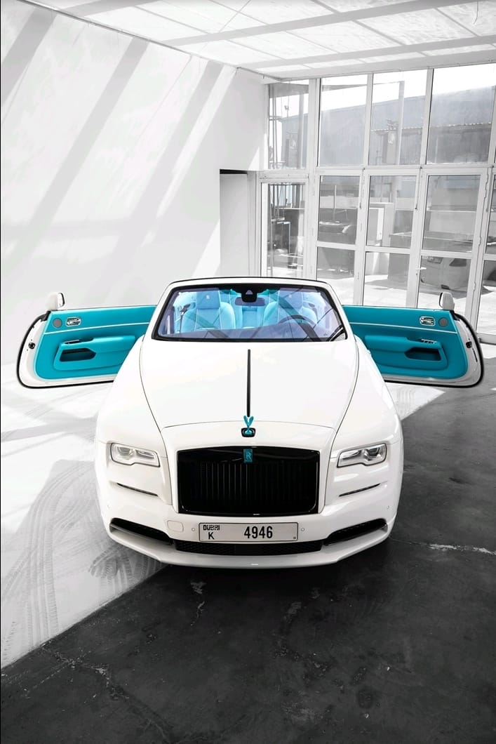 Rolls Royce Dawn ,free delivery WHITE 2022 Rental in Dubai | no Deposit & Free Delivery
