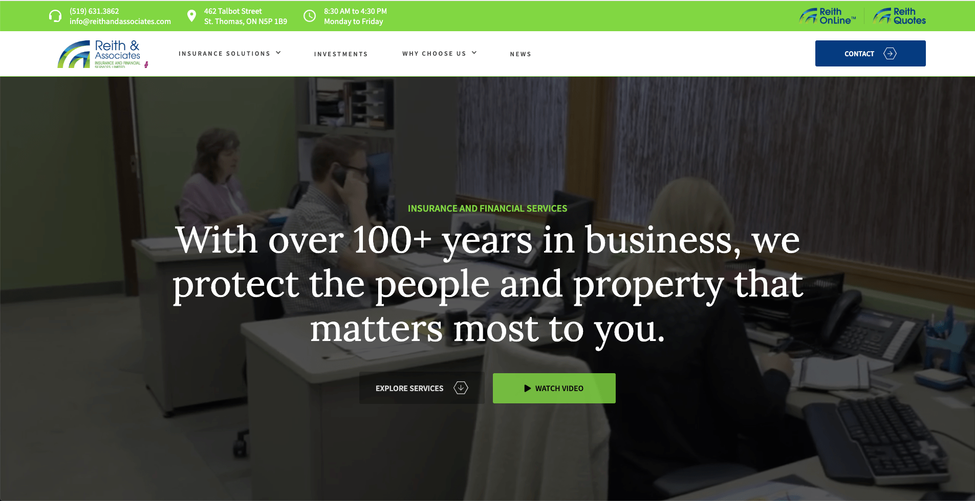 Trusted Business Insurance Services - Reith & Associates
