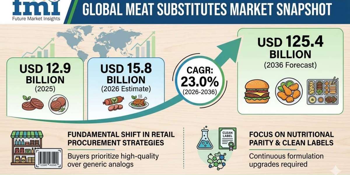 Meat Substitutes Market to Reach USD 125.4 Billion by 2036 as Clean Labels and Foodservice Expansion Drive Growth