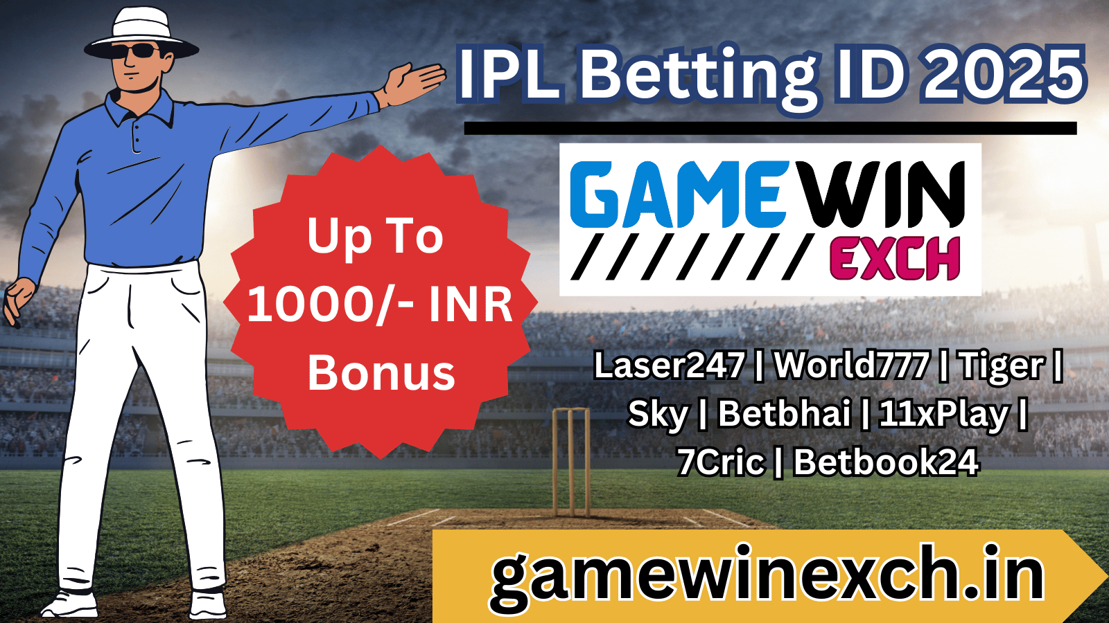 IPL Betting ID 2026 – Get Instant IPL ID | Gamewinexch