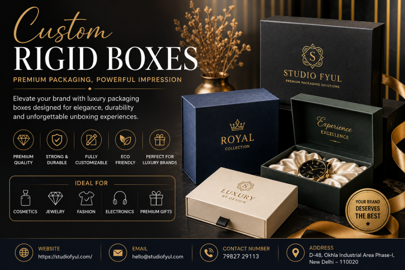 Custom Rigid Boxes: The Ultimate Packaging Solution for Premium Brands: studiofyul — LiveJournal