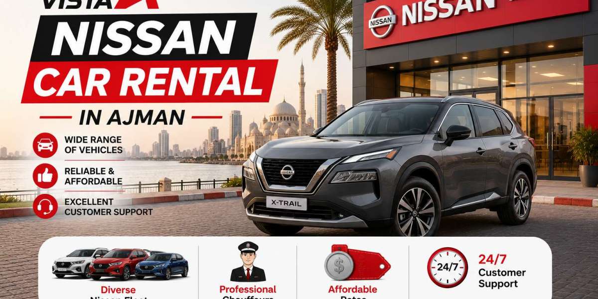What are the daily and monthly rates for Nissan Car Rental in Ajman?