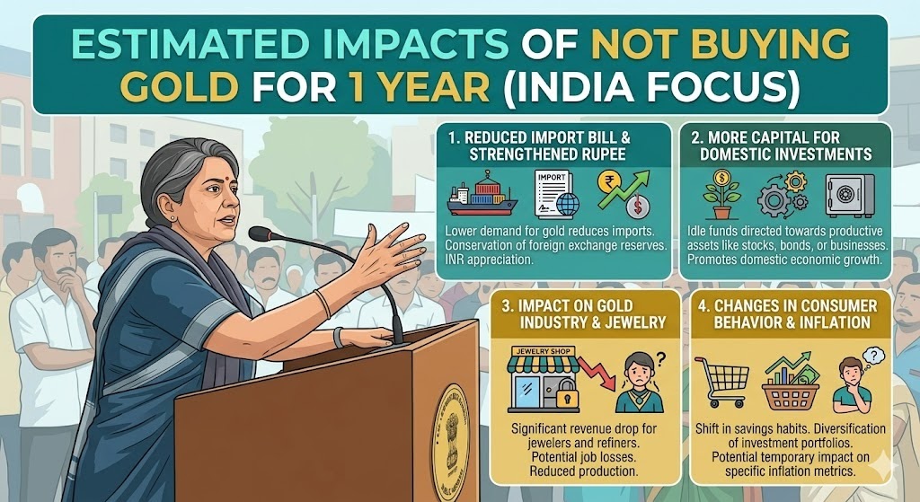 Why leaders is Asking Citizens Not to Buy Gold for One Year?