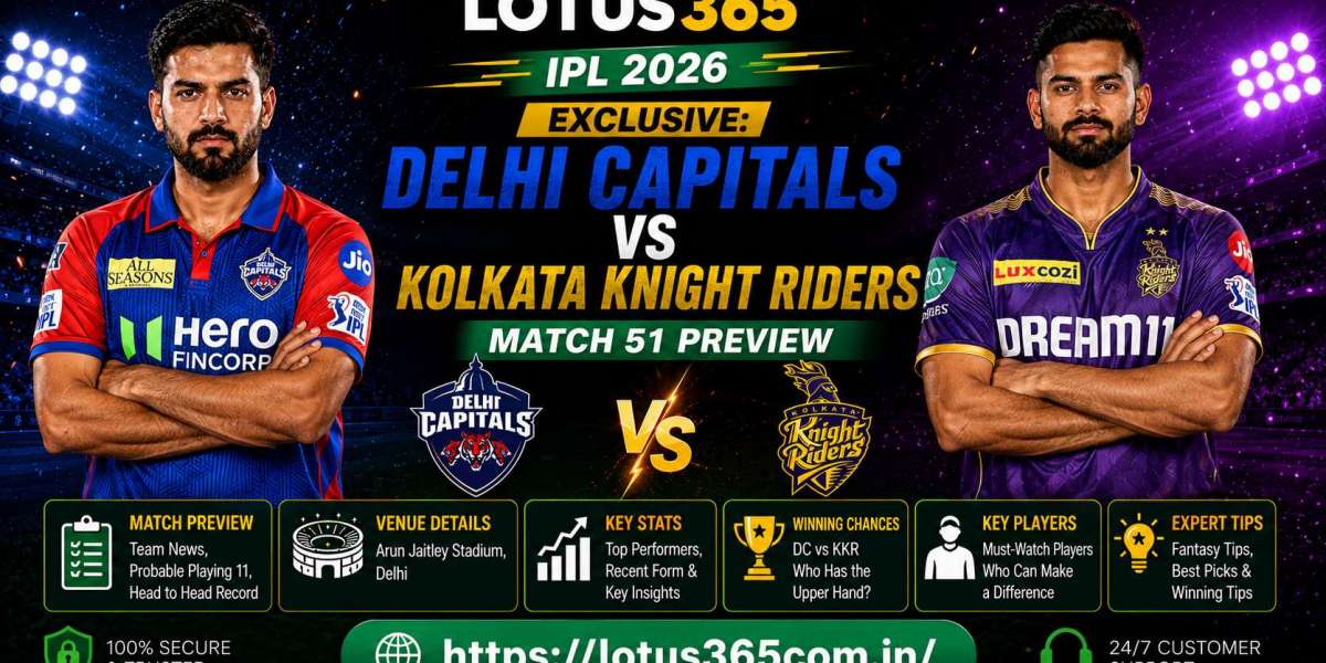 Lotus365 Exclusive: Delhi Capitals vs Kolkata Knight Riders Match 51 Preview