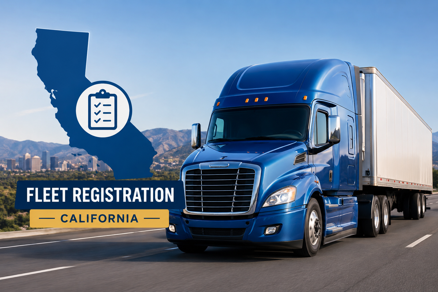 Fleet Registration Requirements for Semi Trucks in California