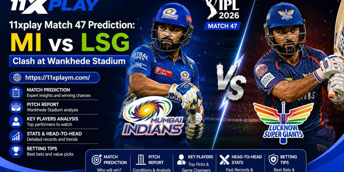11xplay Match 47 Prediction: MI vs LSG Clash at Wankhede Stadium