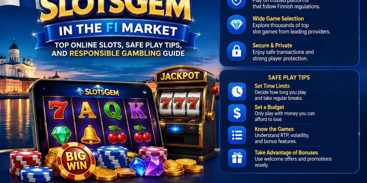 SlotsGem within the Finland Market: Top Online Slots, Tips for Safe Play, and Responsible Play Guide