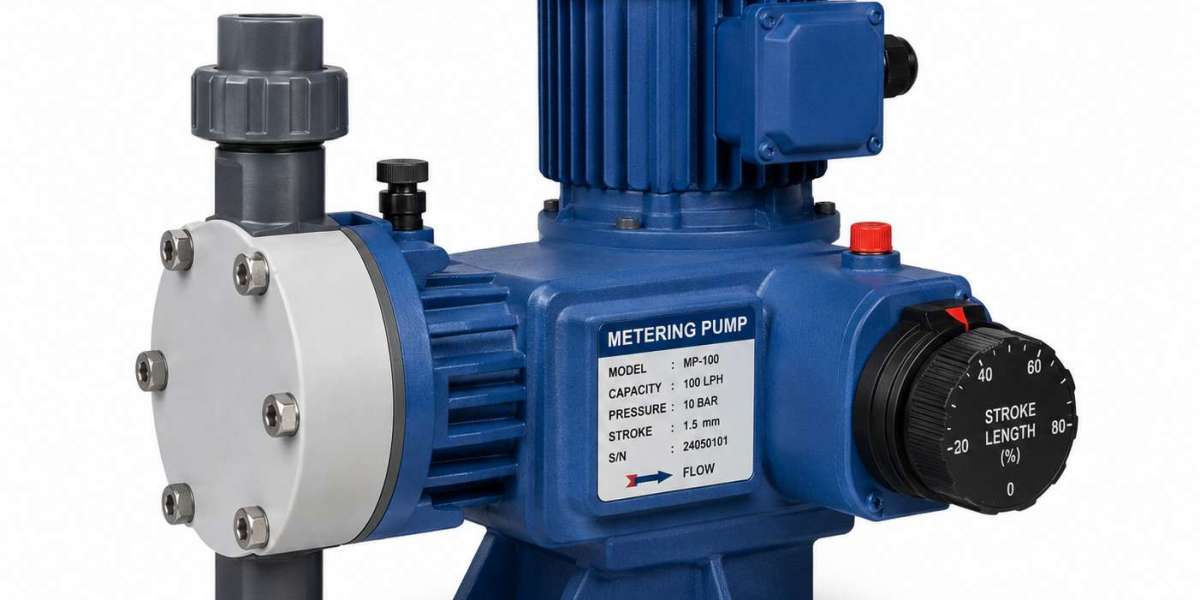 Metering Pump Market Anticipated To Reach USD 10.4 Billion By 2033: Grand View Research Inc.