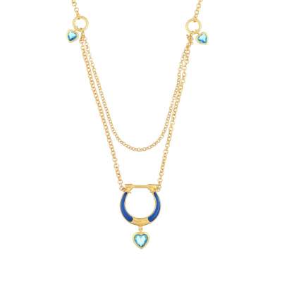 DIANA Layered Horse Shoe Necklace Profile Picture