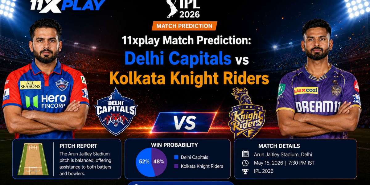 11xplay Match Prediction: Delhi Capitals vs Kolkata Knight Riders IPL 2026