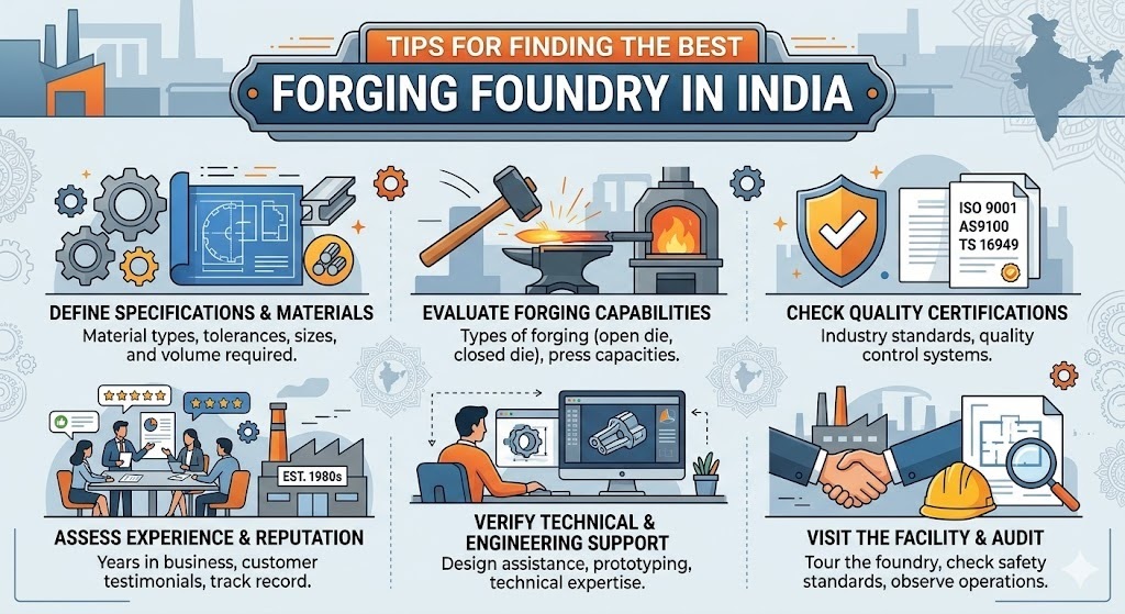 Tips for finding the best Forging foundry in India