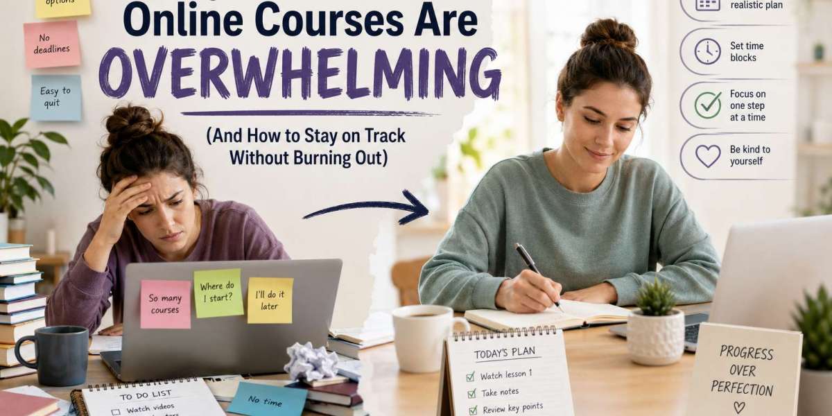 Why Self Paced Online Courses Are Overwhelming (And How to Stay on Track Without Burning Out)