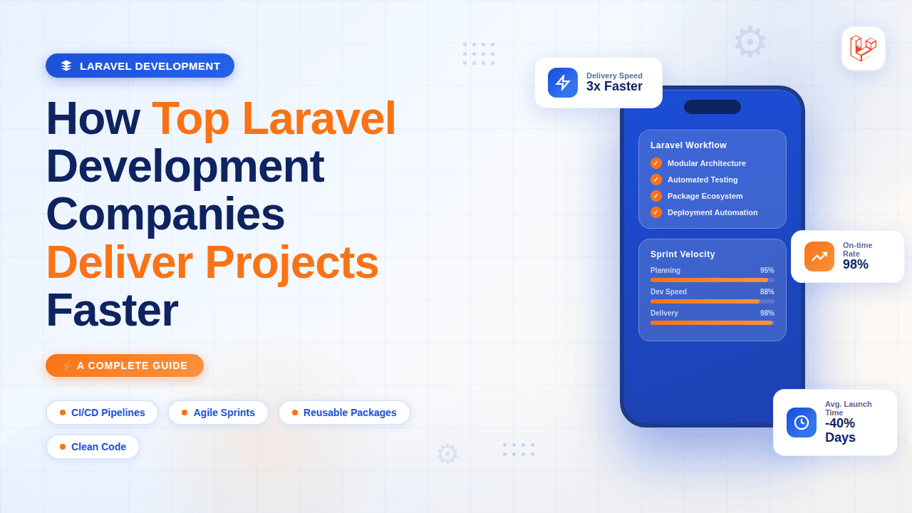 How Top Laravel Development Companies Deliver Projects Faster