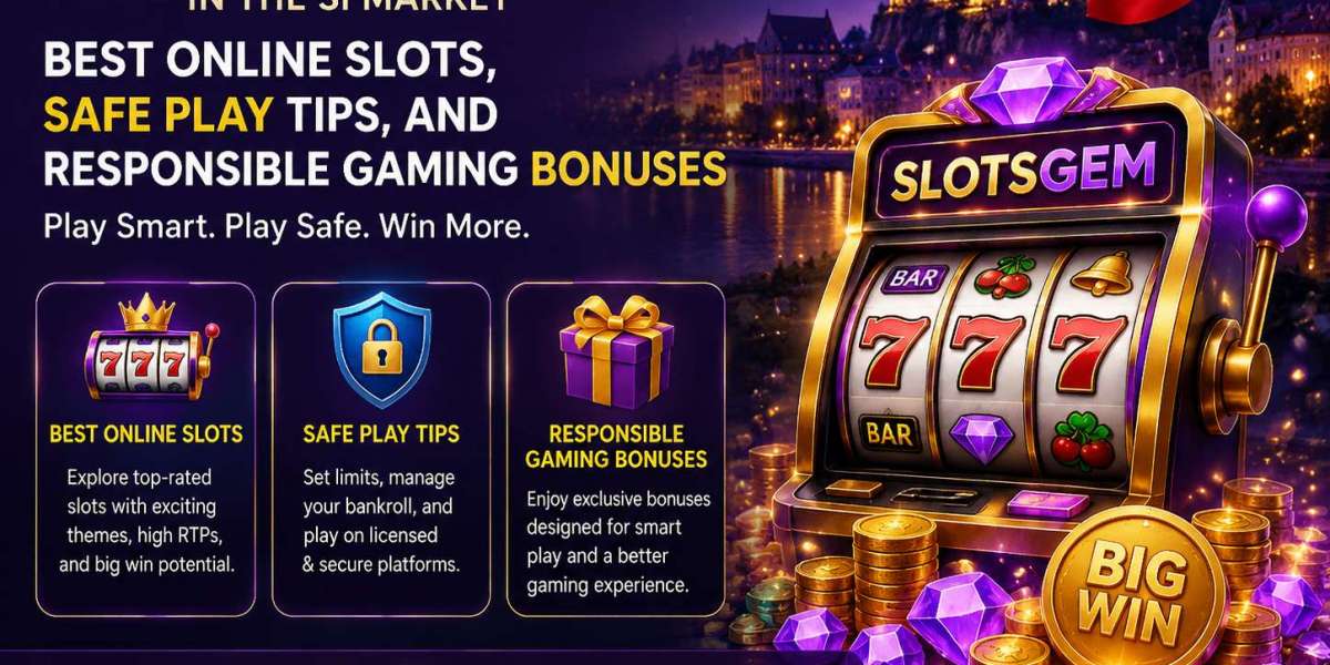 SlotsGem Casino for the SI Market: Leading Online Slot Games, Safe Gaming Tips, and Bonuses for Responsible Gaming