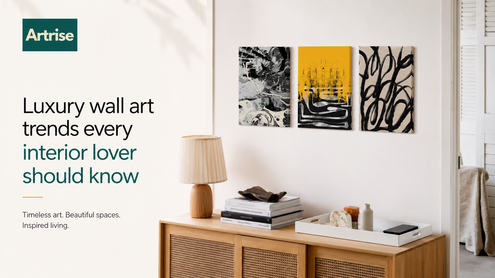 Luxury Wall Art Trends Every Interior Lover Should Know | Artrise