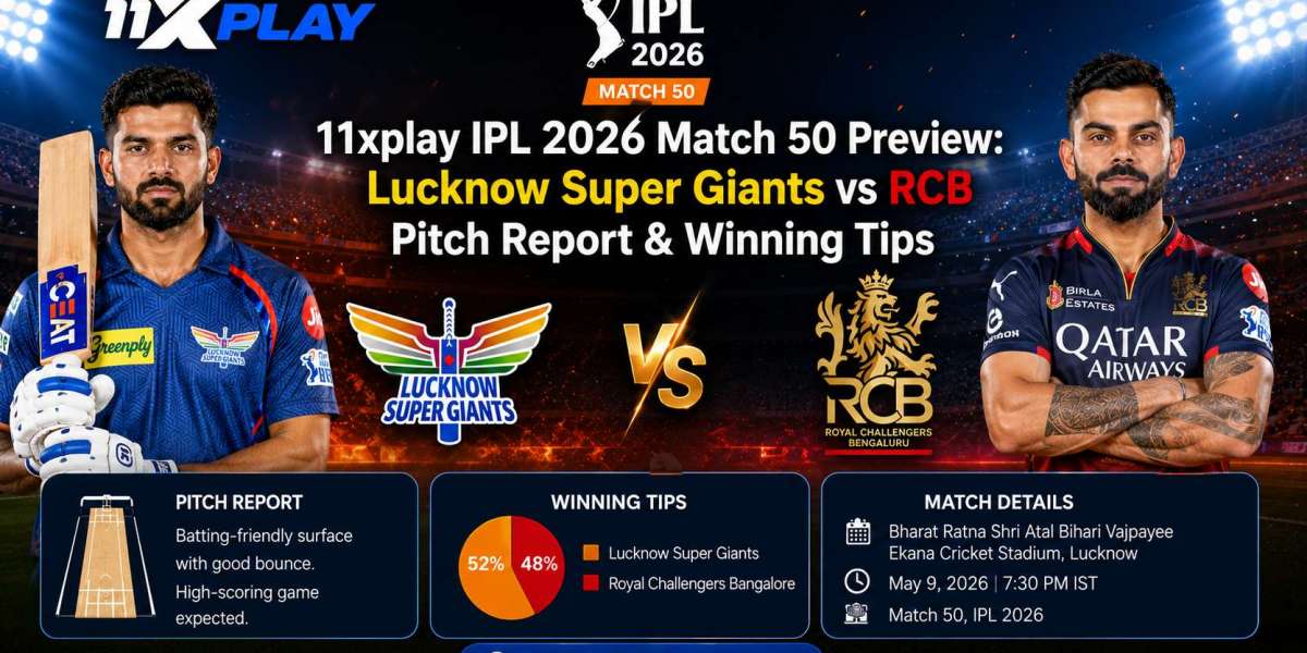 11xplay IPL 2026: Lucknow Super Giants vs RCB Match 50 Preview & Winning Tips
