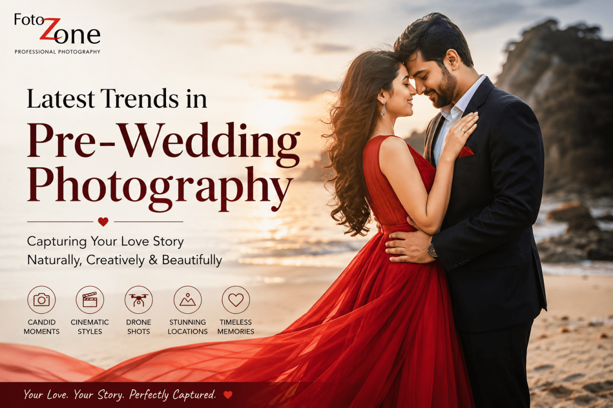 Latest Trends in Pre-Wedding Photograph